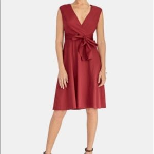 RACHEL Rachel Roy Wrap Dress With Cross Back